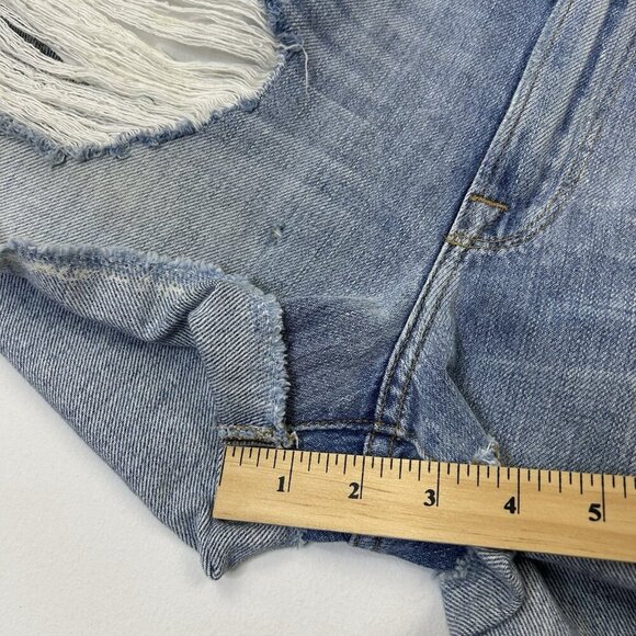 Frame Le Grand Garcon Denim Shorts Womens Size 30 - Picture 6 of 8
